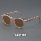 Polarized Sunglasses Men TR90 Frame Acetate Fashion Sun Glasses Women Unisex Trend Decoration European Style Grey Brown