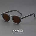 Polarized Sunglasses Men TR90 Frame Acetate Fashion Sun Glasses Women Unisex Trend Decoration European Style Grey Brown
