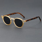 Polarized Sunglasses Men TR90 Frame Acetate Fashion Sun Glasses Women Unisex Trend Decoration European Style Grey Brown