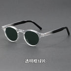 Polarized Sunglasses Men TR90 Frame Acetate Fashion Sun Glasses Women Unisex Trend Decoration European Style Grey Brown
