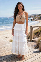 Seabreeze Woven Crop Tops