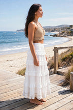 Seabreeze Woven Crop Tops