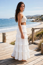 Seabreeze Woven Crop Tops