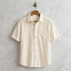 Pacific Linen Blend Button-Up