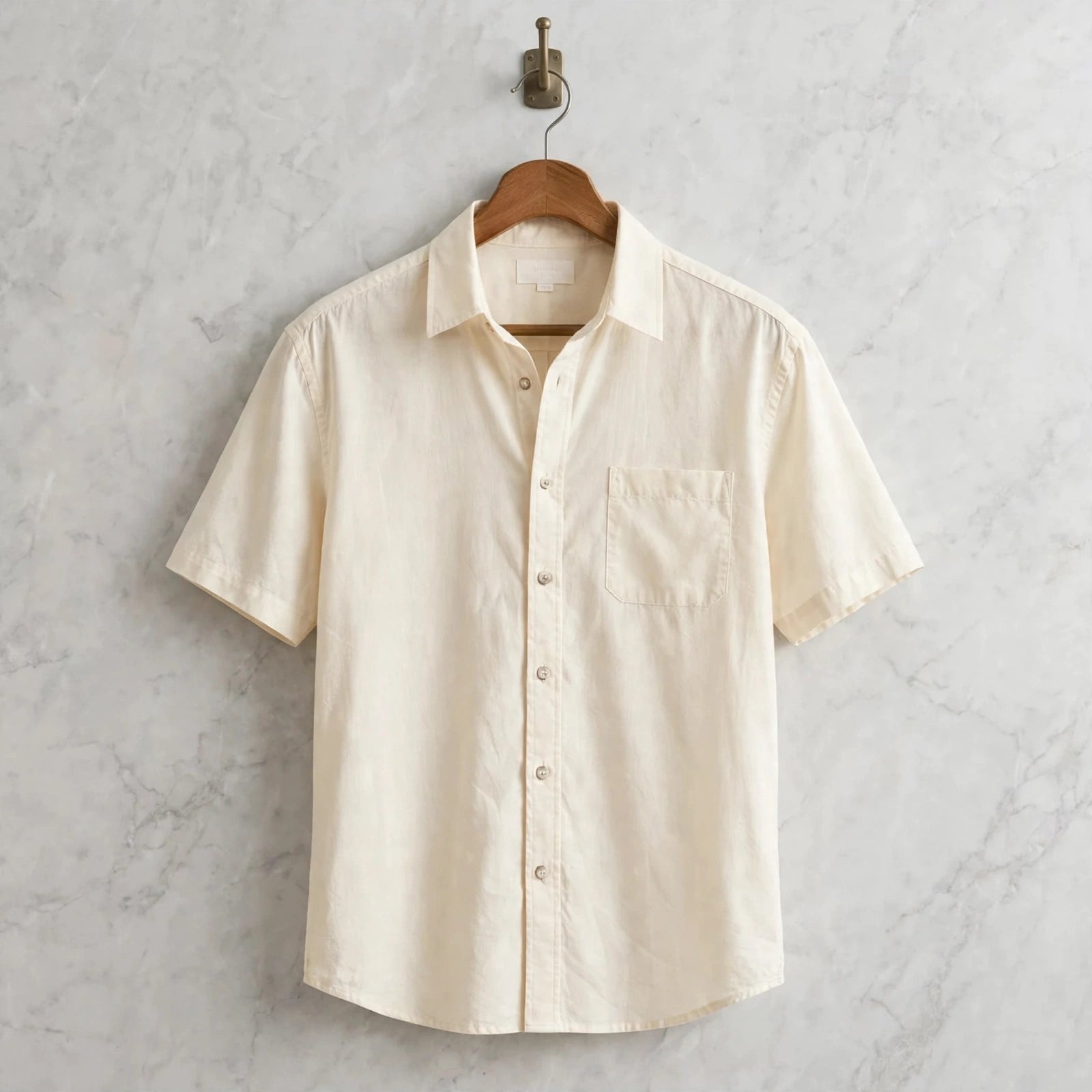 Pacific Linen Blend Button-Up