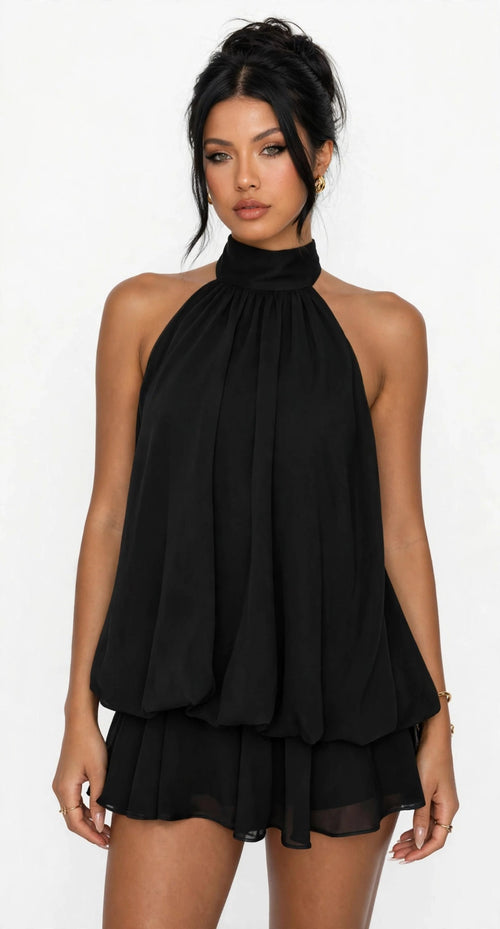 Capri Halter Mini Dress