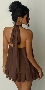 Capri Halter Mini Dress