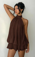 Capri Halter Mini Dress