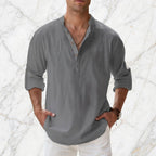 Boho Linen Henley