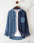 Colston Corduroy Patchwork Button-Up
