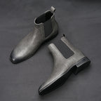 40~46 Chelsea Boots Men 2024 Brand Comfortable Fashion Leather Men Boots #KD431