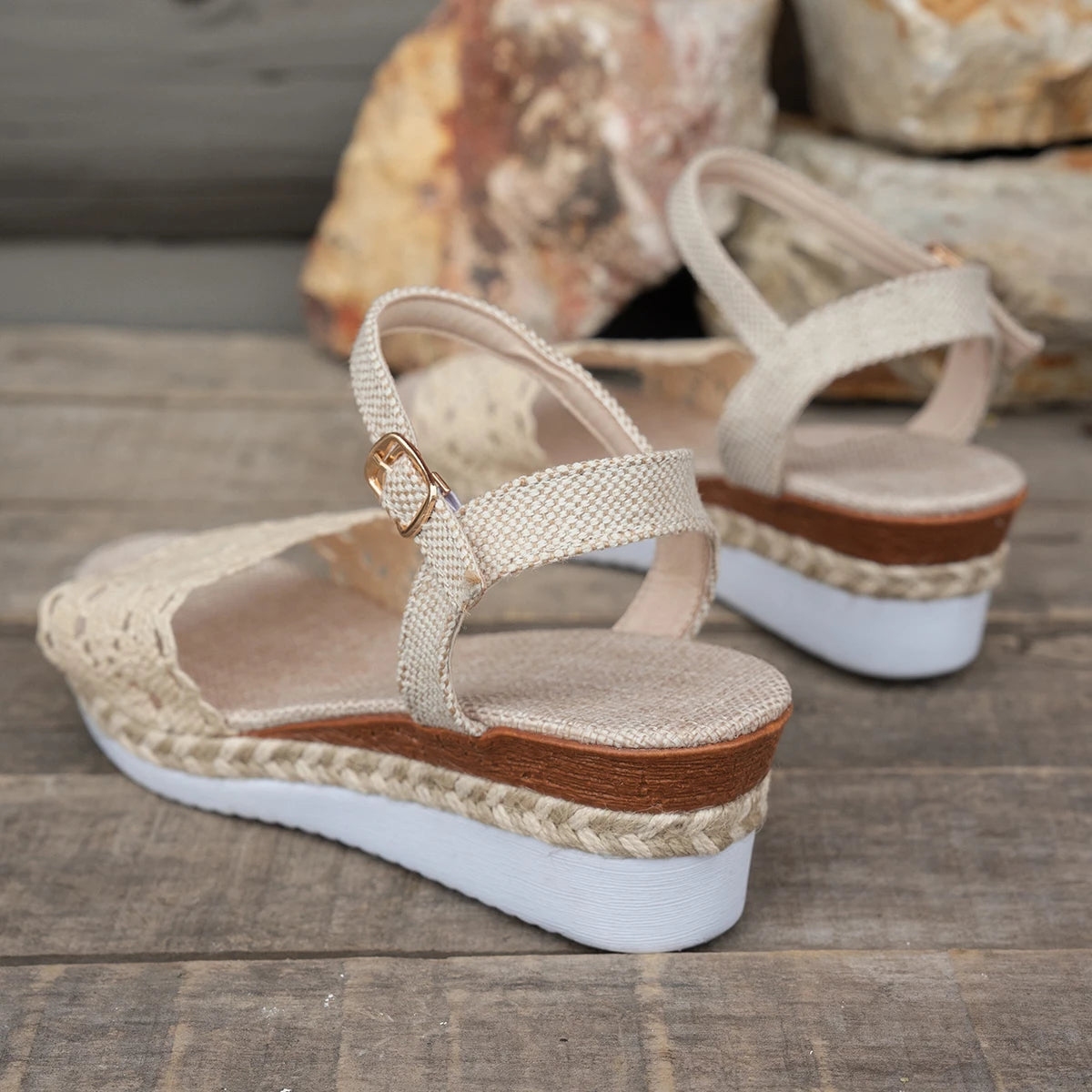 Breeze Weave Woven Wedge