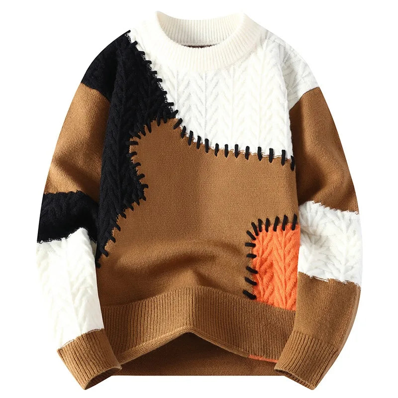 Arol Artisan Patchwork Sweater