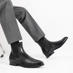40~46 Chelsea Boots Men 2024 Brand Comfortable Fashion Leather Men Boots #KD431