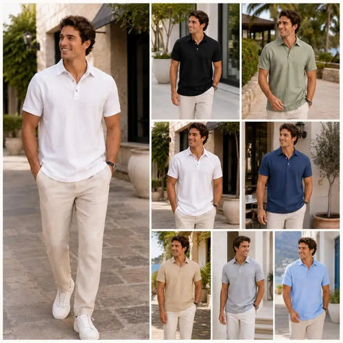 Linen Polo Shirt