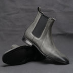 40~46 Chelsea Boots Men 2024 Brand Comfortable Fashion Leather Men Boots #KD431