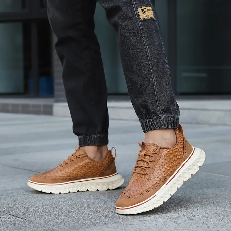 Crosstown Leather Dress Sneaker