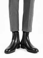 40~46 Chelsea Boots Men 2024 Brand Comfortable Fashion Leather Men Boots #KD431