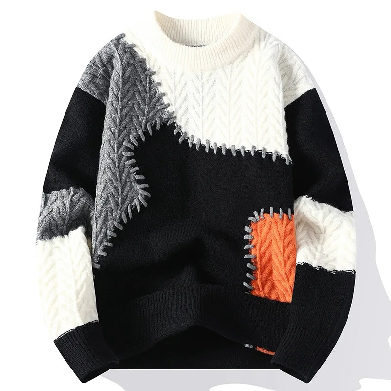 Arol Artisan Patchwork Sweater