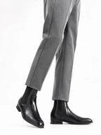 40~46 Chelsea Boots Men 2024 Brand Comfortable Fashion Leather Men Boots #KD431