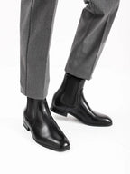 40~46 Chelsea Boots Men 2024 Brand Comfortable Fashion Leather Men Boots #KD431