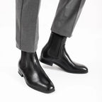 40~46 Chelsea Boots Men 2024 Brand Comfortable Fashion Leather Men Boots #KD431