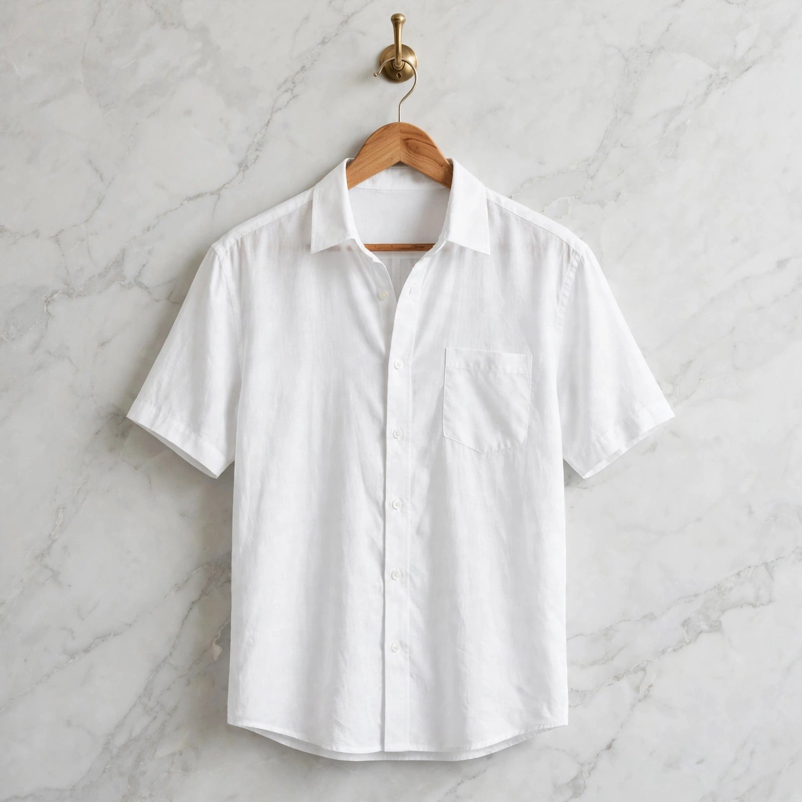 Pacific Linen Blend Button-Up