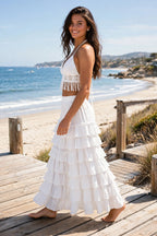 Seabreeze Woven Crop Tops