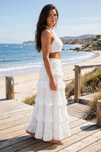 Seabreeze Woven Crop Tops