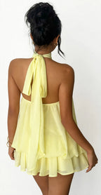 Capri Halter Mini Dress