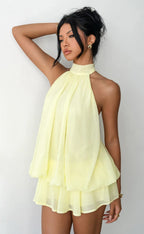 Capri Halter Mini Dress