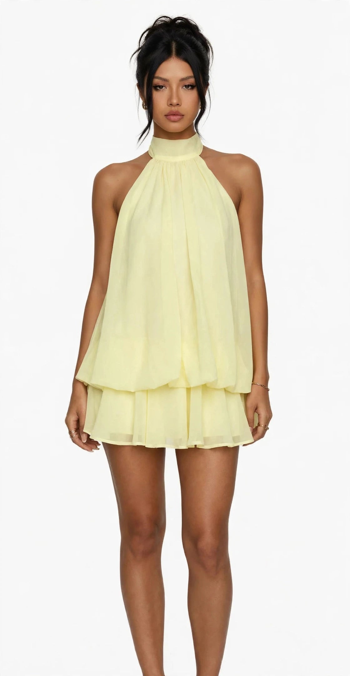 Capri Halter Mini Dress