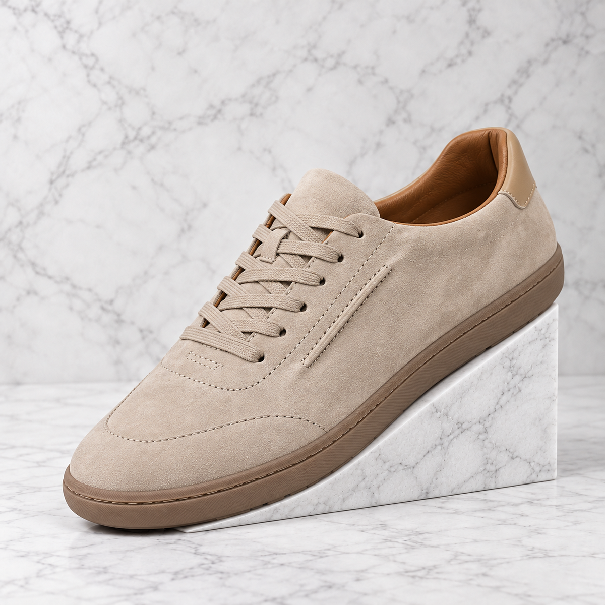 Halston Suede Sneaker