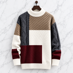 Colorblock Patchwork Sweater