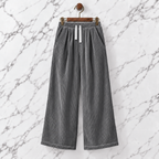 Ribline Corduroy Wide-Leg Pants