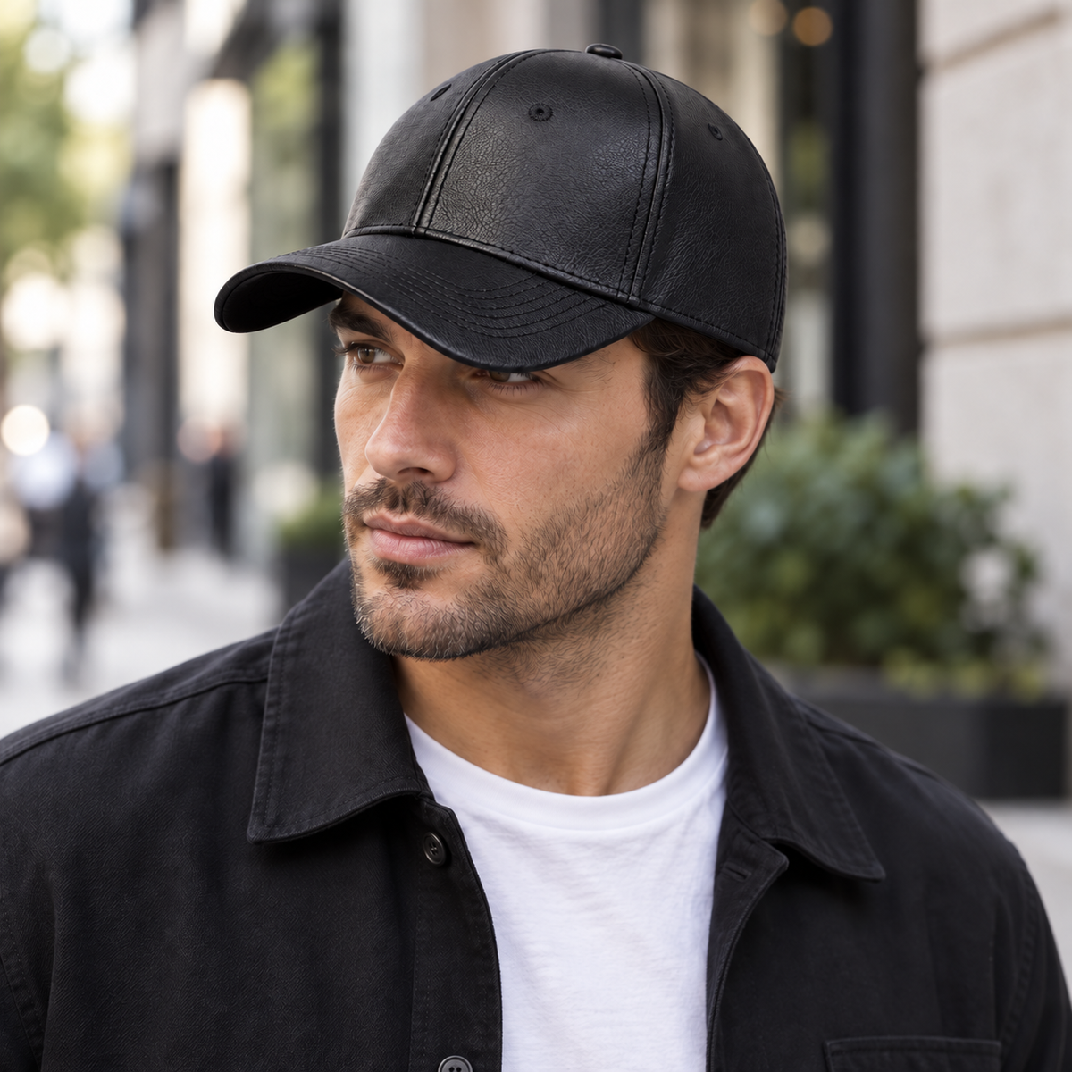 Sutter Leather Cap