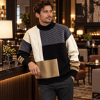 Colorblock Patchwork Sweater