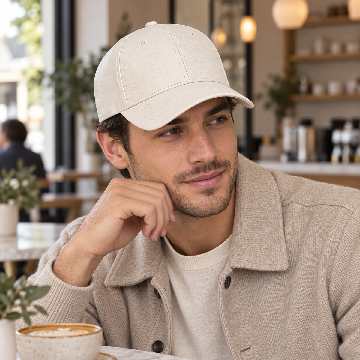 Sutter Leather Cap