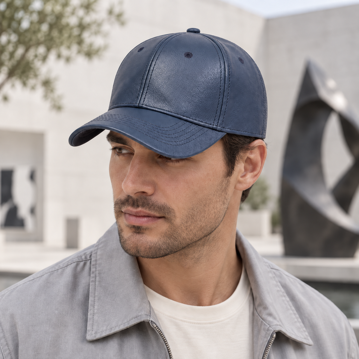Sutter Leather Cap