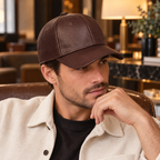 Sutter Leather Cap