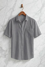Pacific Linen Blend Button-Up