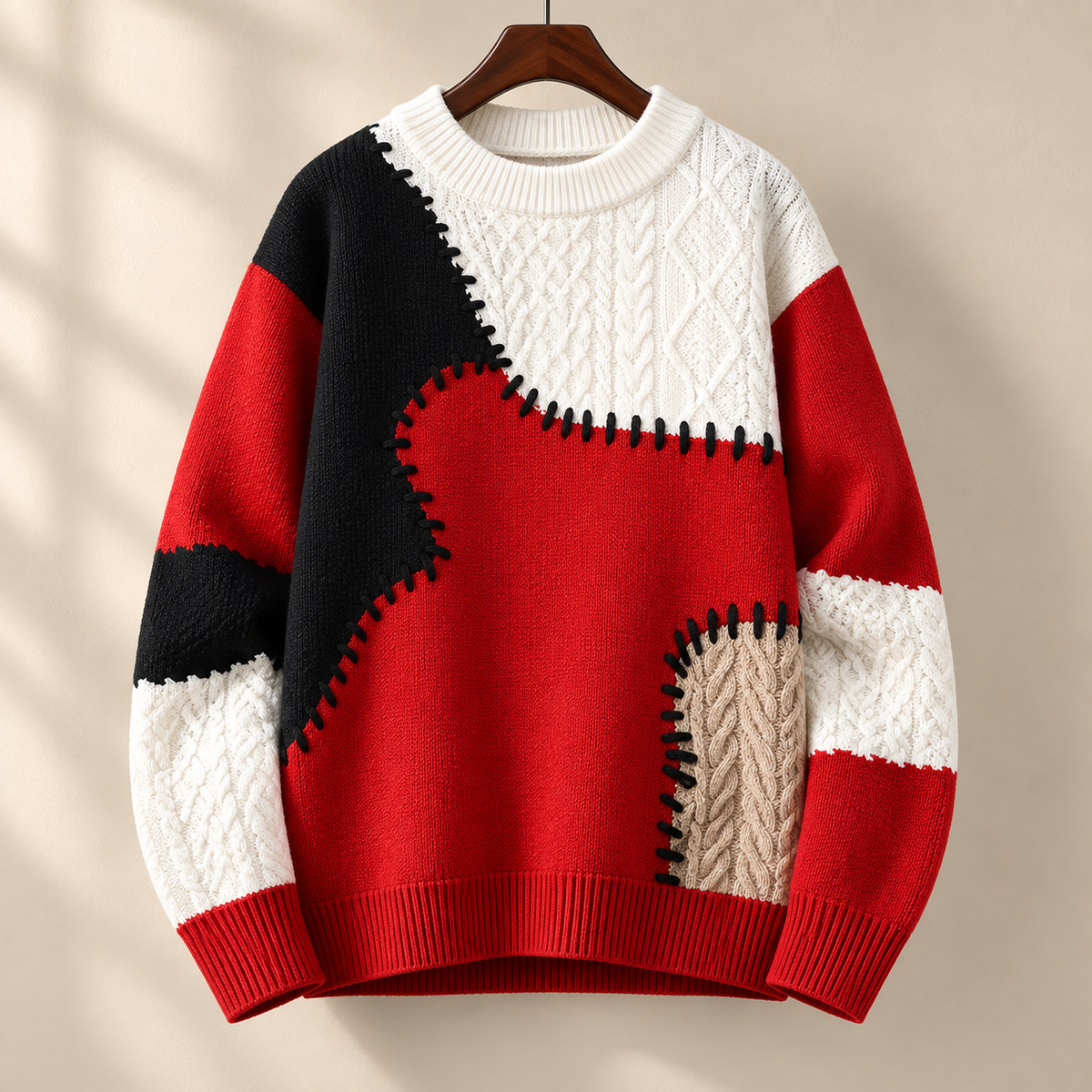 Arol Artisan Patchwork Sweater